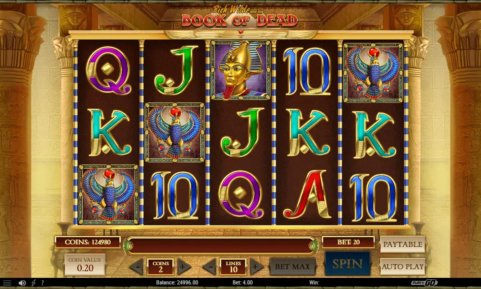 Book of Dead automat